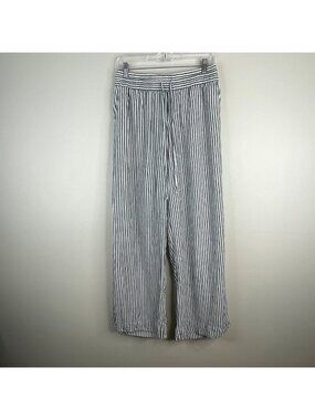 A New Day Beach Pants Womens Small Euro Summer Wide Leg Linen Blend Capsule